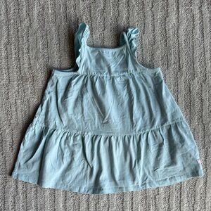 Rufflebutts Light Blue swing Tank Top - size 8